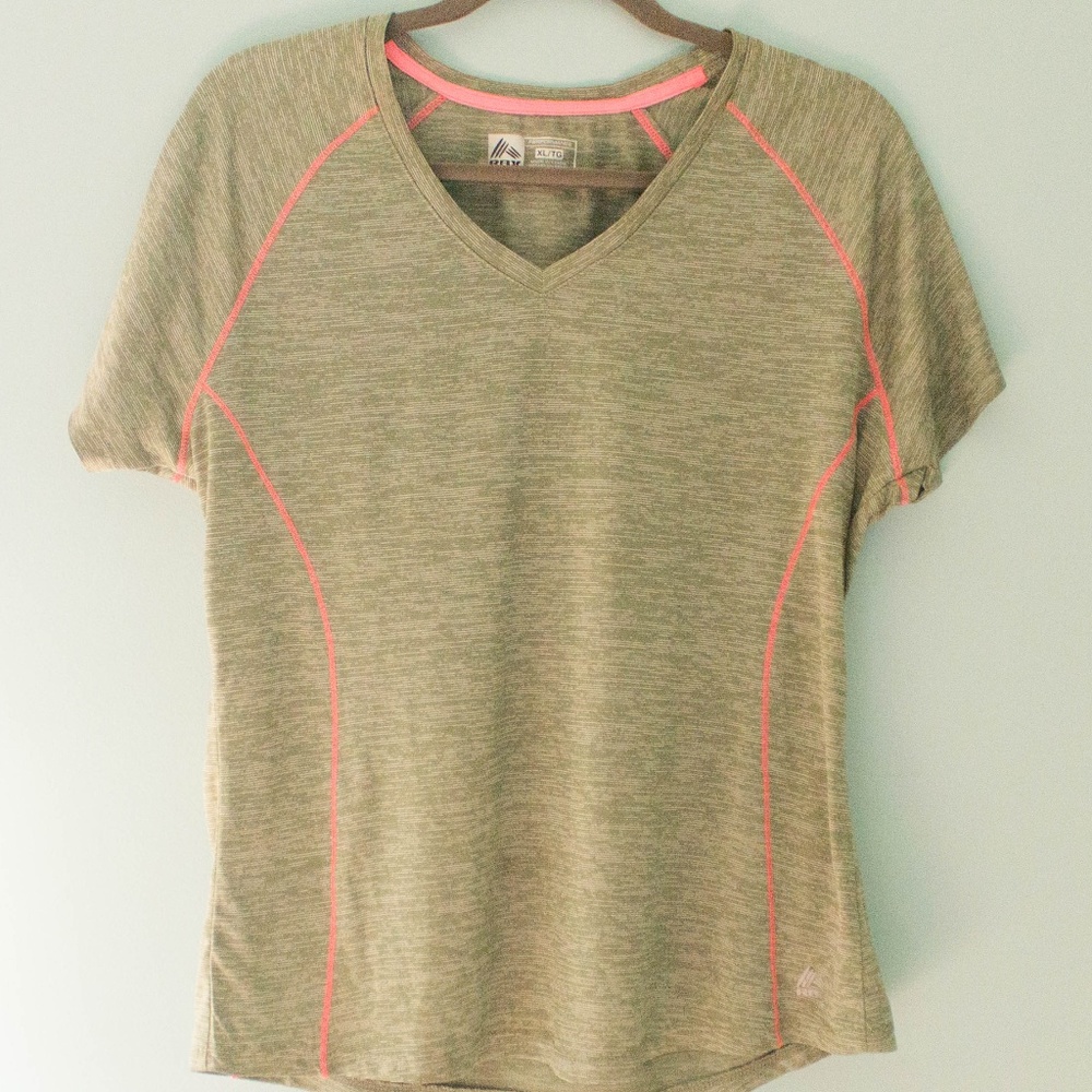 Green Activewear Top